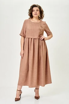 Платье 2132-1 миндальный Michel Chic