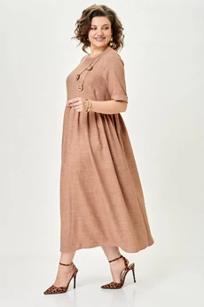 Платье 2132-1 миндальный Michel Chic