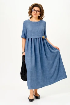 Платье 2132-1 деним Michel Chic