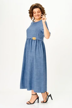 Платье 2132-1 деним Michel Chic