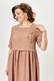 Платье 2132-1 миндальный Michel Chic