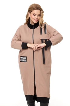 Платье 2146 бежевый Michel Chic