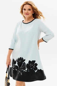 Платье 2140 голубой Michel Chic