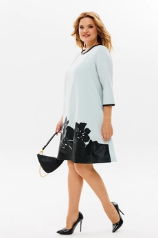 Платье 2140 голубой Michel Chic