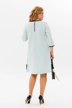 Платье 2140 голубой Michel Chic