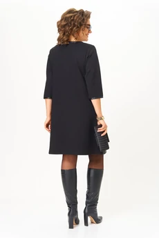Платье 2140-1 черный Michel Chic