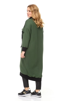 Платье 2146 зеленый Michel Chic