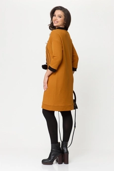 Платье 2153 горчица Michel Chic