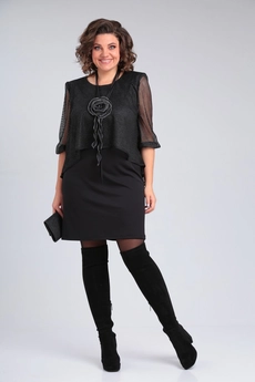 Платье 2156 черный Michel Chic