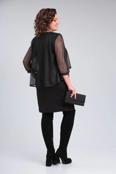 Платье 2156 черный Michel Chic