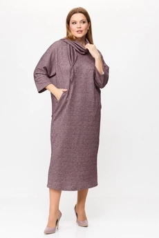 Платье 2157 бордовый блеск Michel Chic