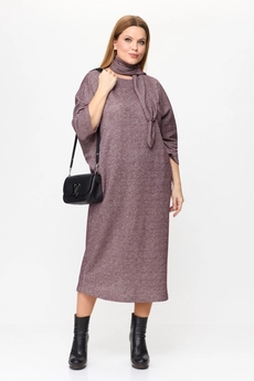 Платье 2157 бордовый блеск Michel Chic