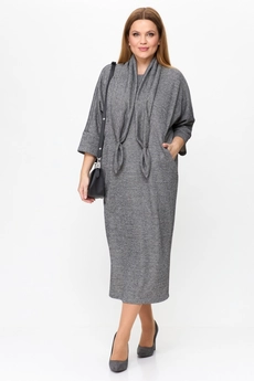 *Платье 2157 графит + блеск Michel Chic