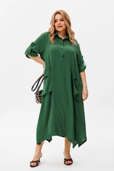 Платье 2160 зеленый Michel Chic