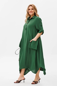 Платье 2160 зеленый Michel Chic