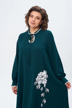 Платье 2170 изумрудный Michel Chic