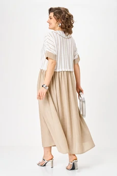 Платье 2181 бежевый Michel Chic