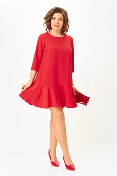Платье 2184 красный Michel Chic