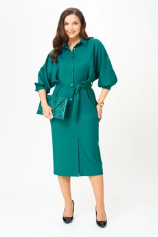 Платье 2189 изумрудный Michel Chic