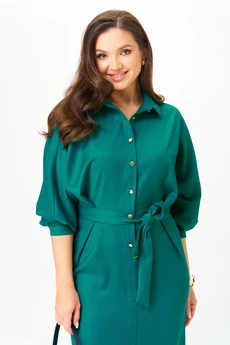 Платье 2189 изумрудный Michel Chic