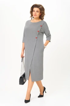 Платье 2190 черно-белый Michel Chic