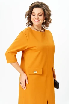 Платье 2192 охра Michel Chic