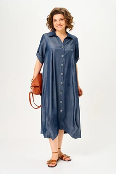 Платье 2198 глубокий индиго Michel Chic