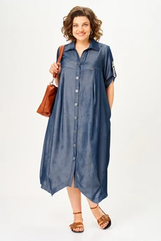 Платье 2198 глубокий индиго Michel Chic