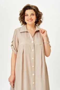 Платье 2198 песочный туман Michel Chic