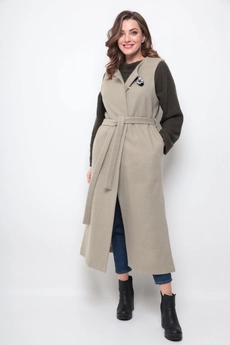 Жилет 354 оливковый Michel Chic