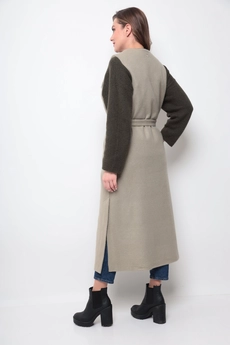 Жилет 354 оливковый Michel Chic