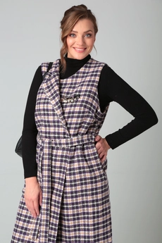 Жилет 356 фиолетовый Michel Chic
