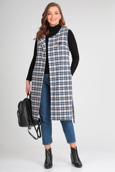 Жилет 356 бирюза Michel Chic