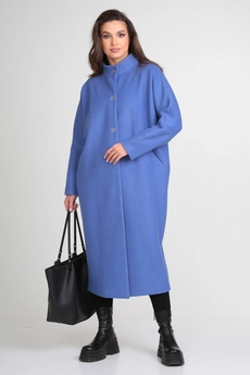 Пальто 358 голубой Michel Chic