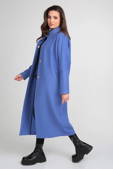 Пальто 358 голубой Michel Chic