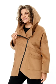 Пальто 360-2 бисквитный Michel Chic