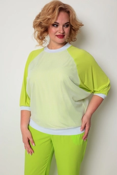 Блузка 759 салатовый Michel Chic