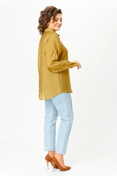 Блузка 778 горчица Michel Chic