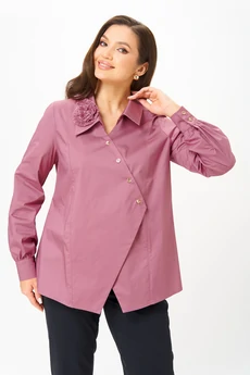 Блузка 789 пепельная розы Michel Chic