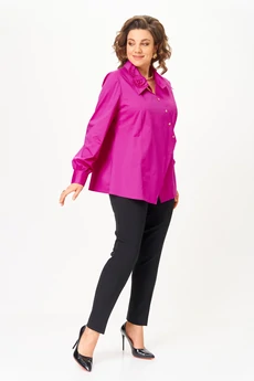 Блузка 789 фуксия Michel Chic
