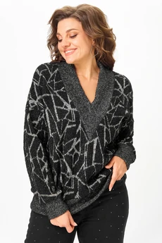 Джемпер 793 обсидиан Michel Chic