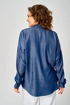 Блузка 797 легкий деним Michel Chic