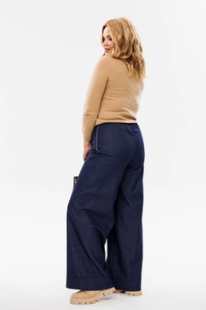 Брюки 829 синий Michel Chic