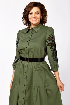 Платье 996-1 хаки Rishelie