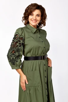 Платье 996-1 хаки Rishelie