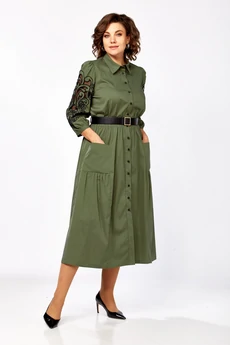 Платье 996-1 хаки Rishelie