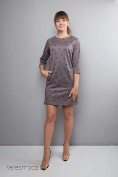 Платье 001 птички Mita Fashion
