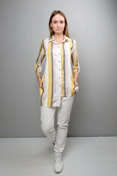 Блузка 1037 полоска Mita Fashion