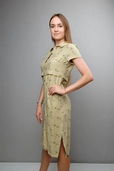 Платье 1050 зеленый Mita Fashion