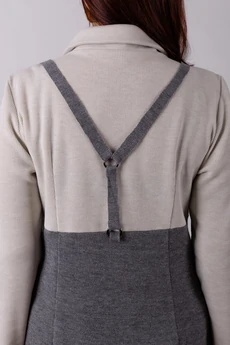 Платье 1070 серый Mita Fashion